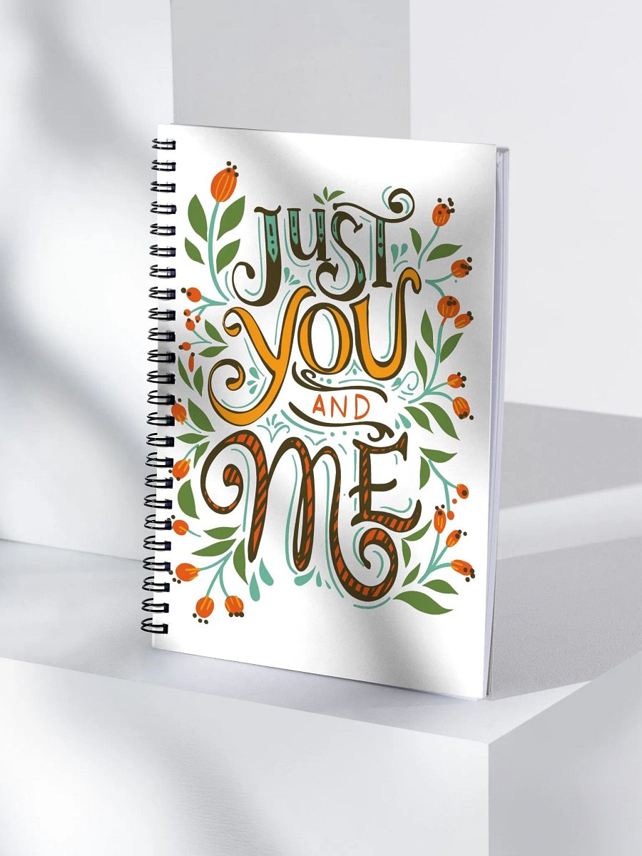 Whimsical Floral Spiral Notebook product image (4)
