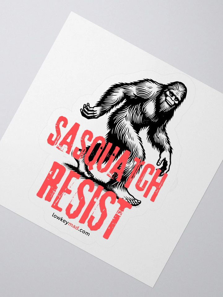 Sasquatch Resist Sticker product image (4)
