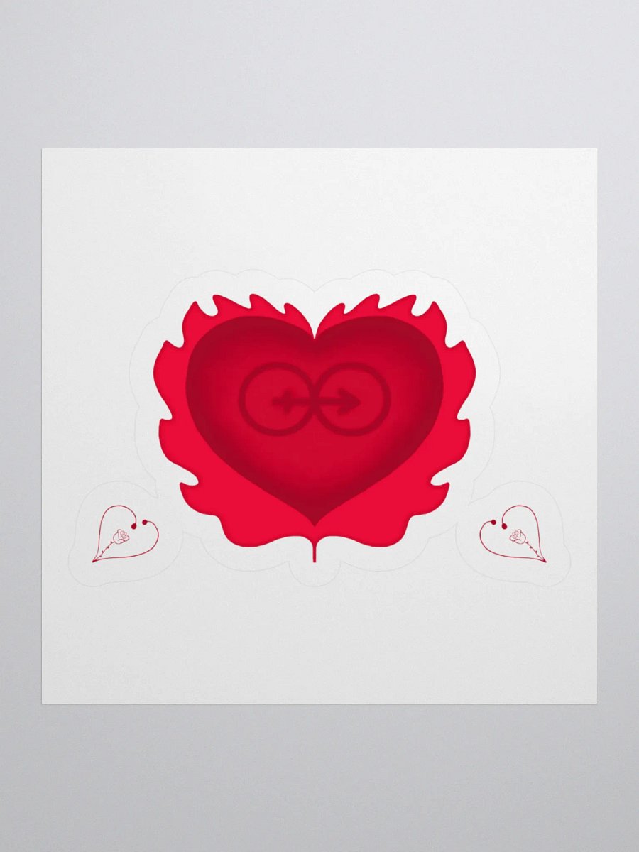 Eternal Love Kiss Cut Stickers product image (1)