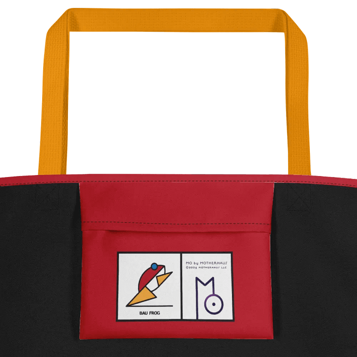 Bau Frog Icon / MO Tote Bag / Red product image (2)
