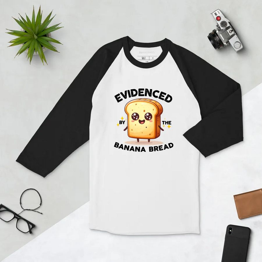 Evidenced by the Banana Bread | Baseball Tee product image (5)