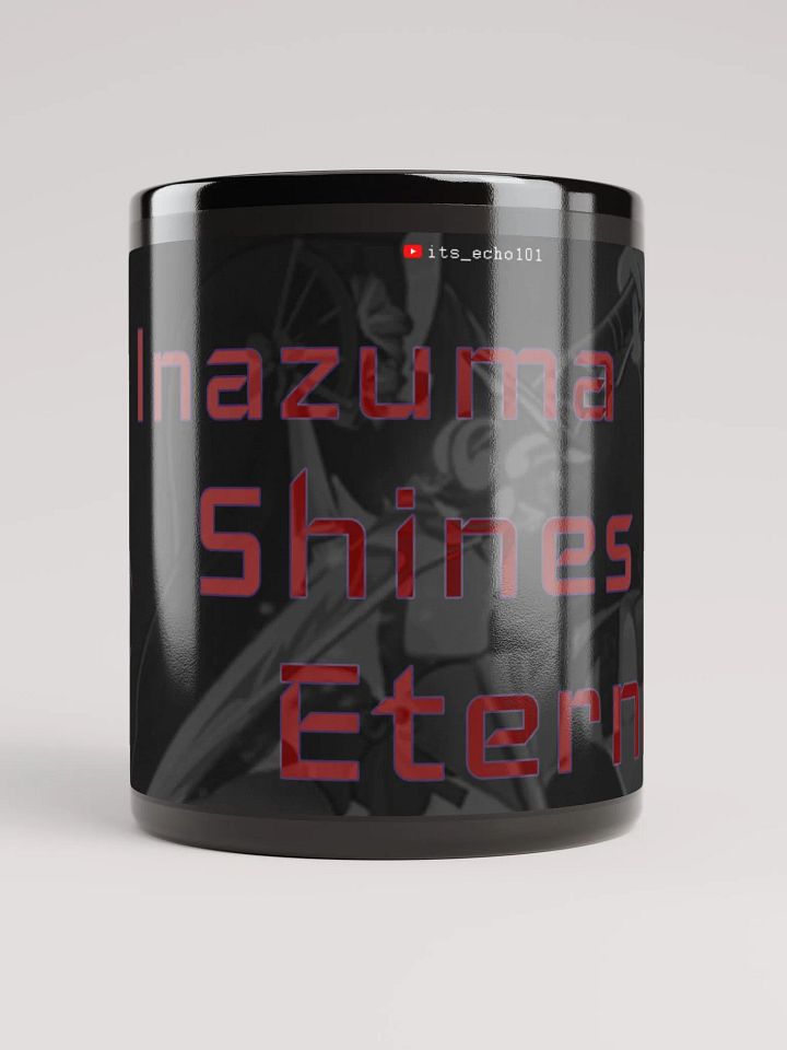 Raiden Shogun's Elemental Burst ||| Black Glossy Mug product image (1)