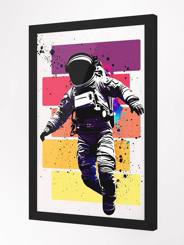 Cosmic Freedom: Retro Illustration of the Floating Astronaut product image (2)