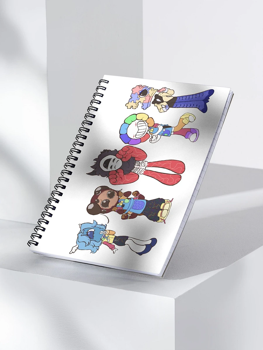Group Chibi Spiral Notebook product image (3)