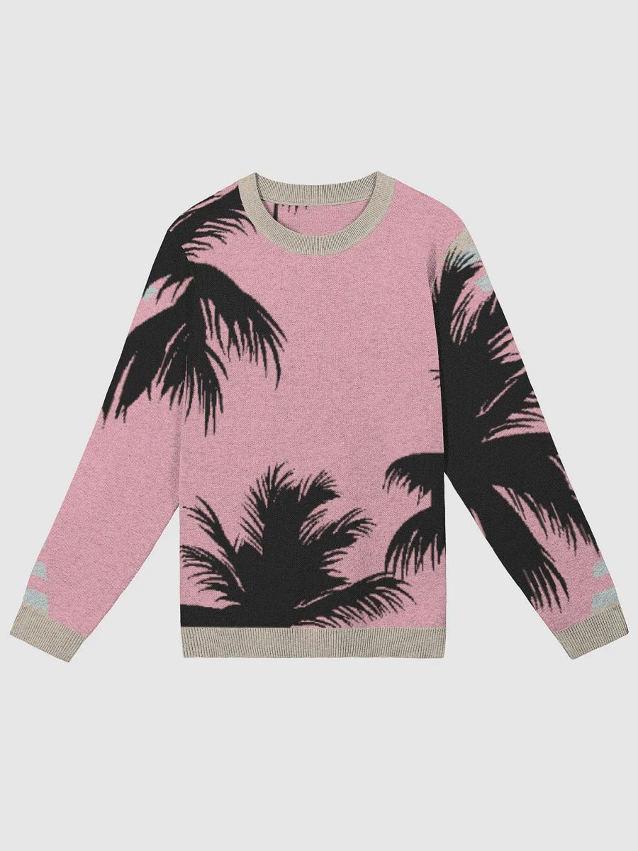 Palm Trees and Stripes Knitted Sweater product image (1)