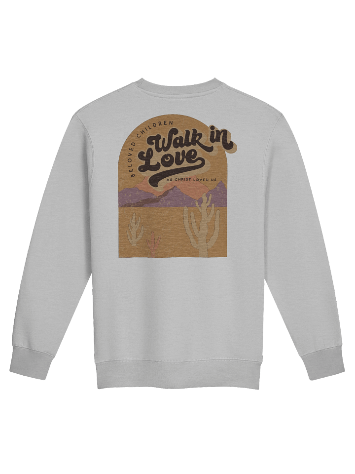 Walk in Love Women's Crew Sweatshirt product image (2)