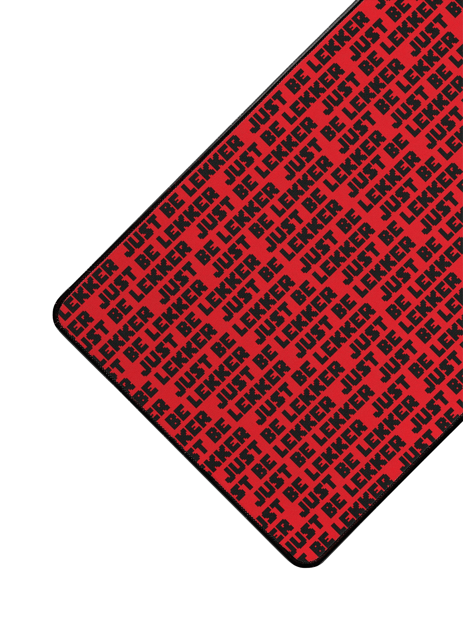 Smithology - "Just Be Lekker" Red/Black Gaming Mousepad product image (3)