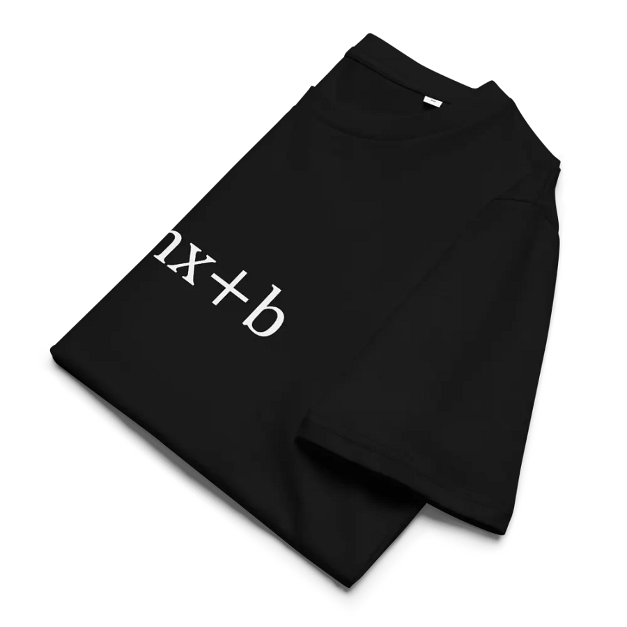 Linear equation t-shirt - 100% cotton product image (6)
