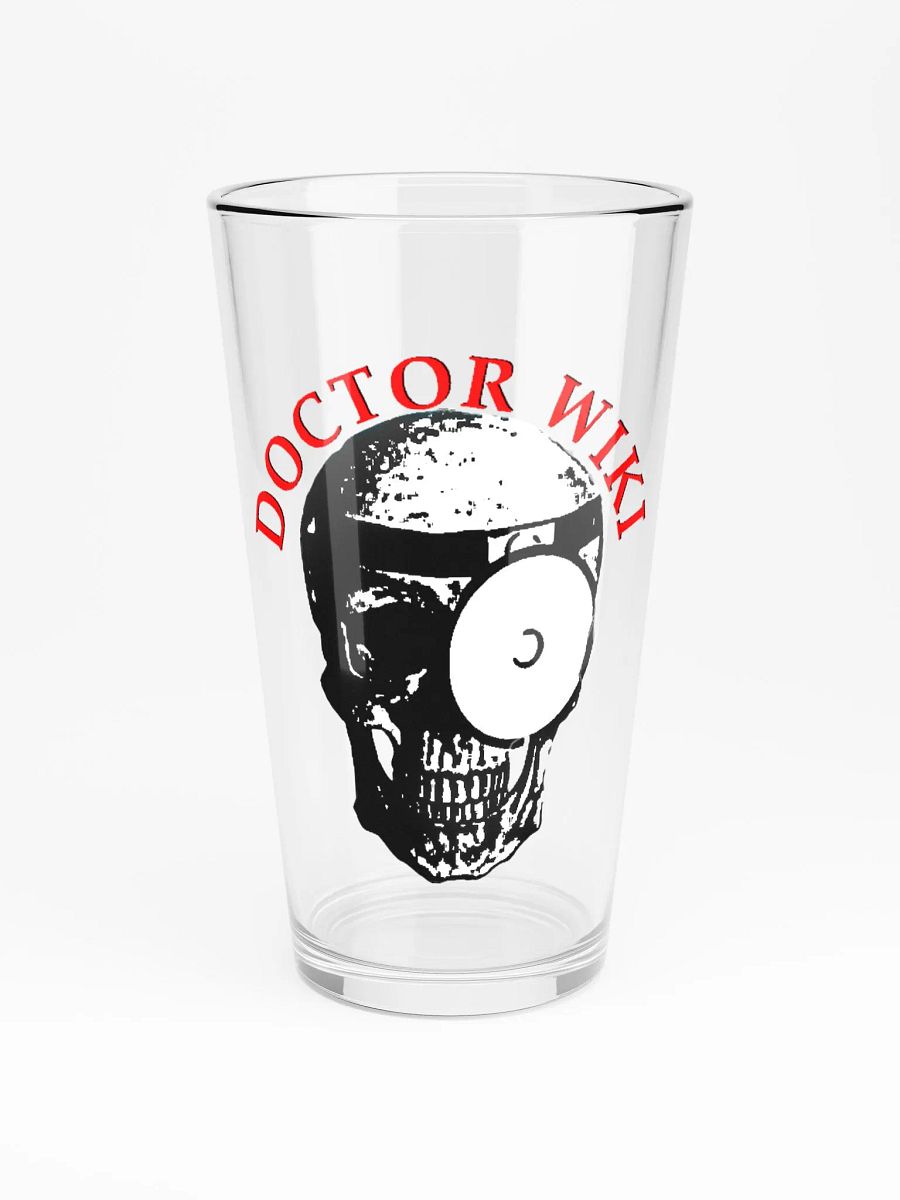 Doctor Wiki Pint Glass product image (3)