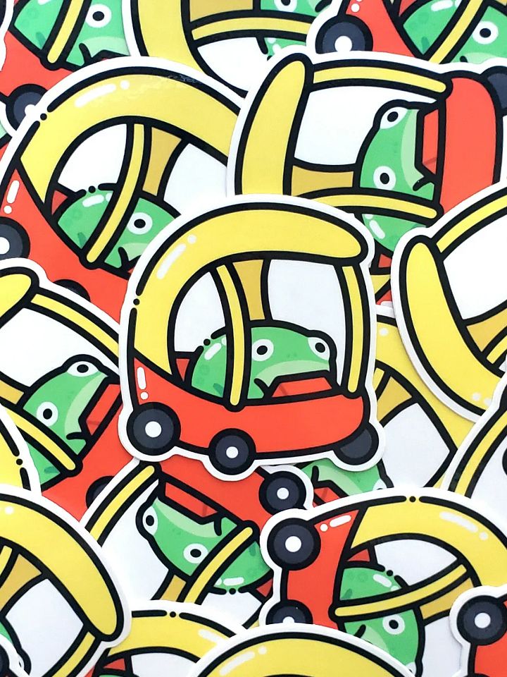 Frog Car Sticker product image (2)