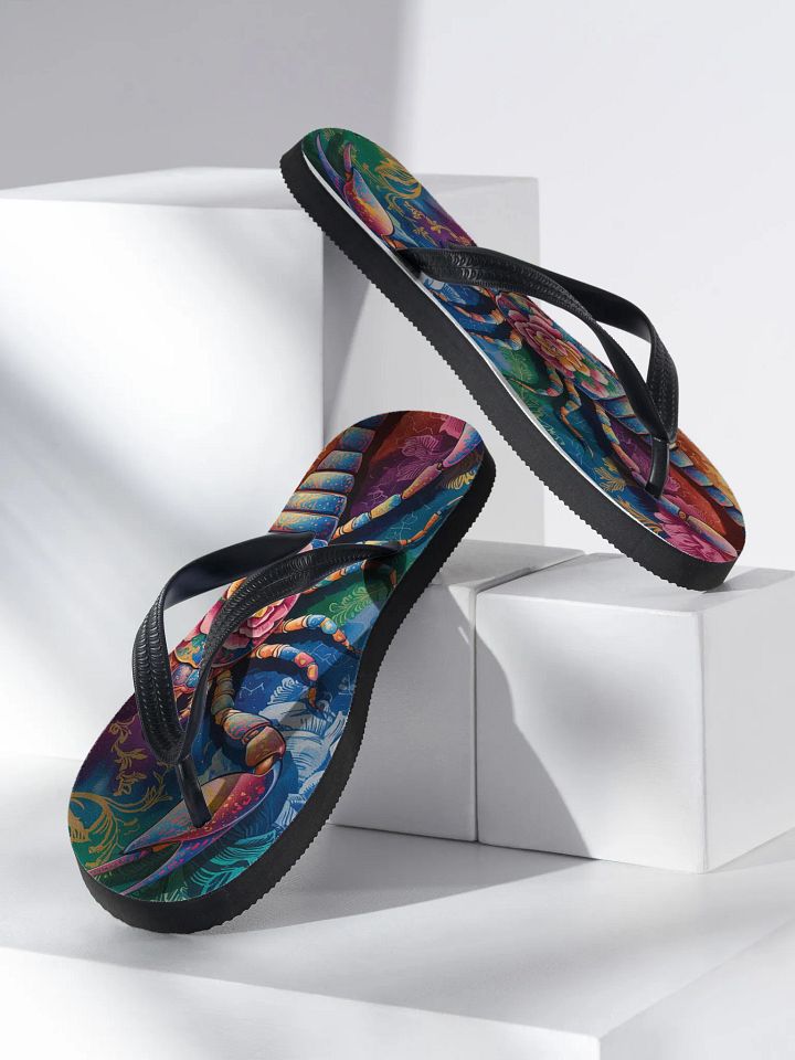 Symmetrical Scorpion Serenade Flip-Flops product image (2)