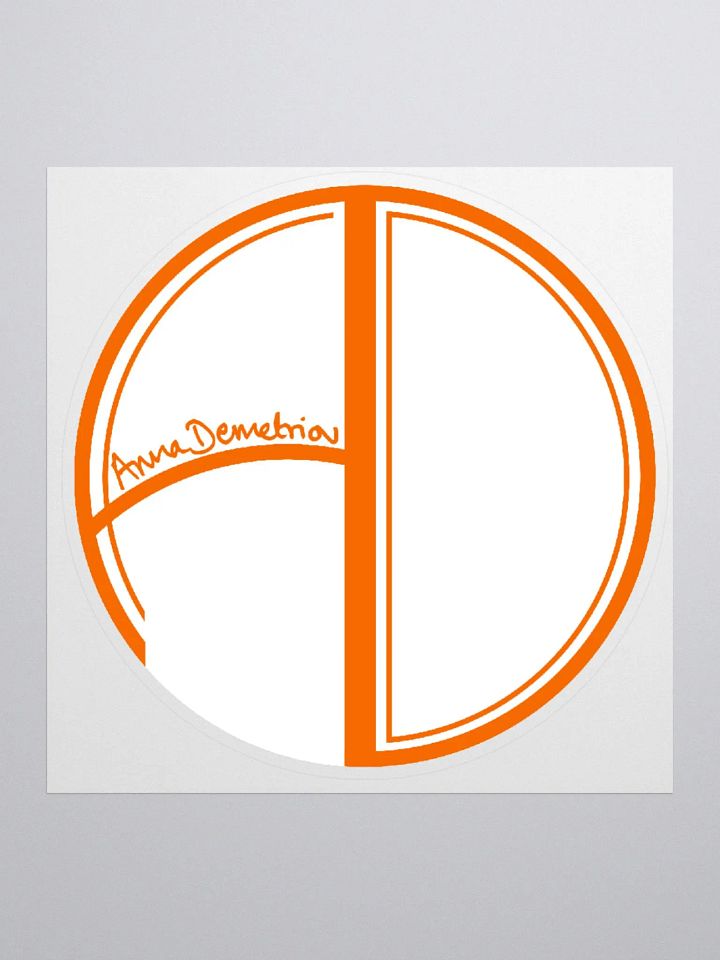 Logo Sticker (Orange) product image (2)