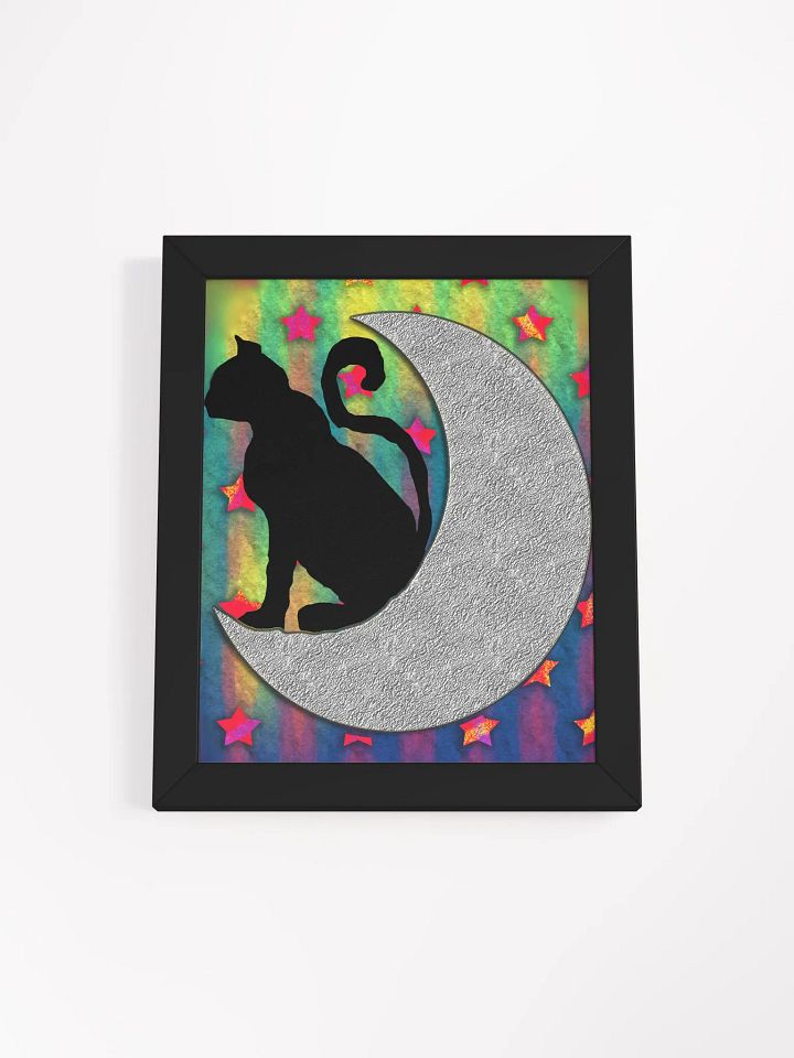 Cat On The Moon Framed Poster product image (3)