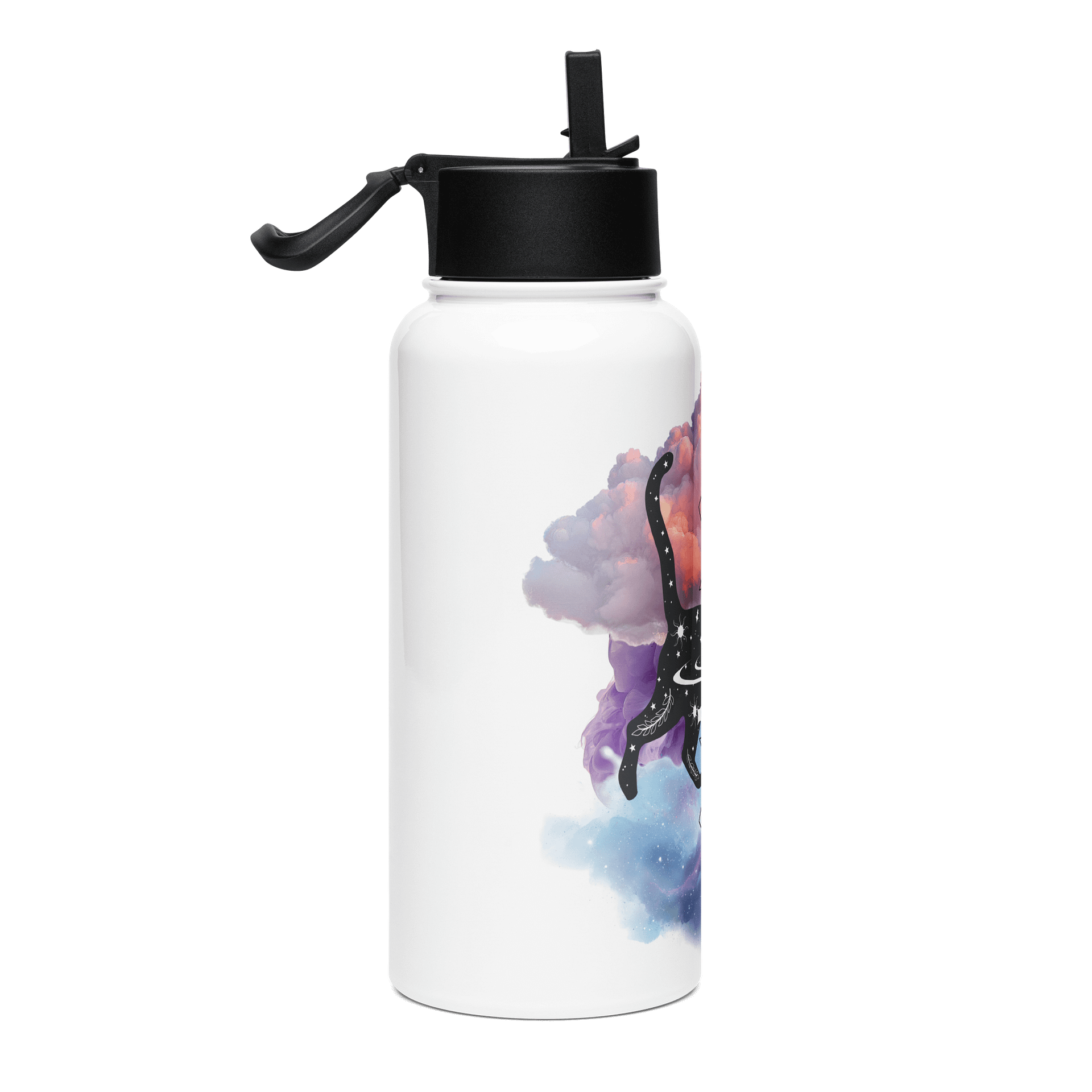 Cosmic Feline Stainless Steel Water Bottle product image (4)