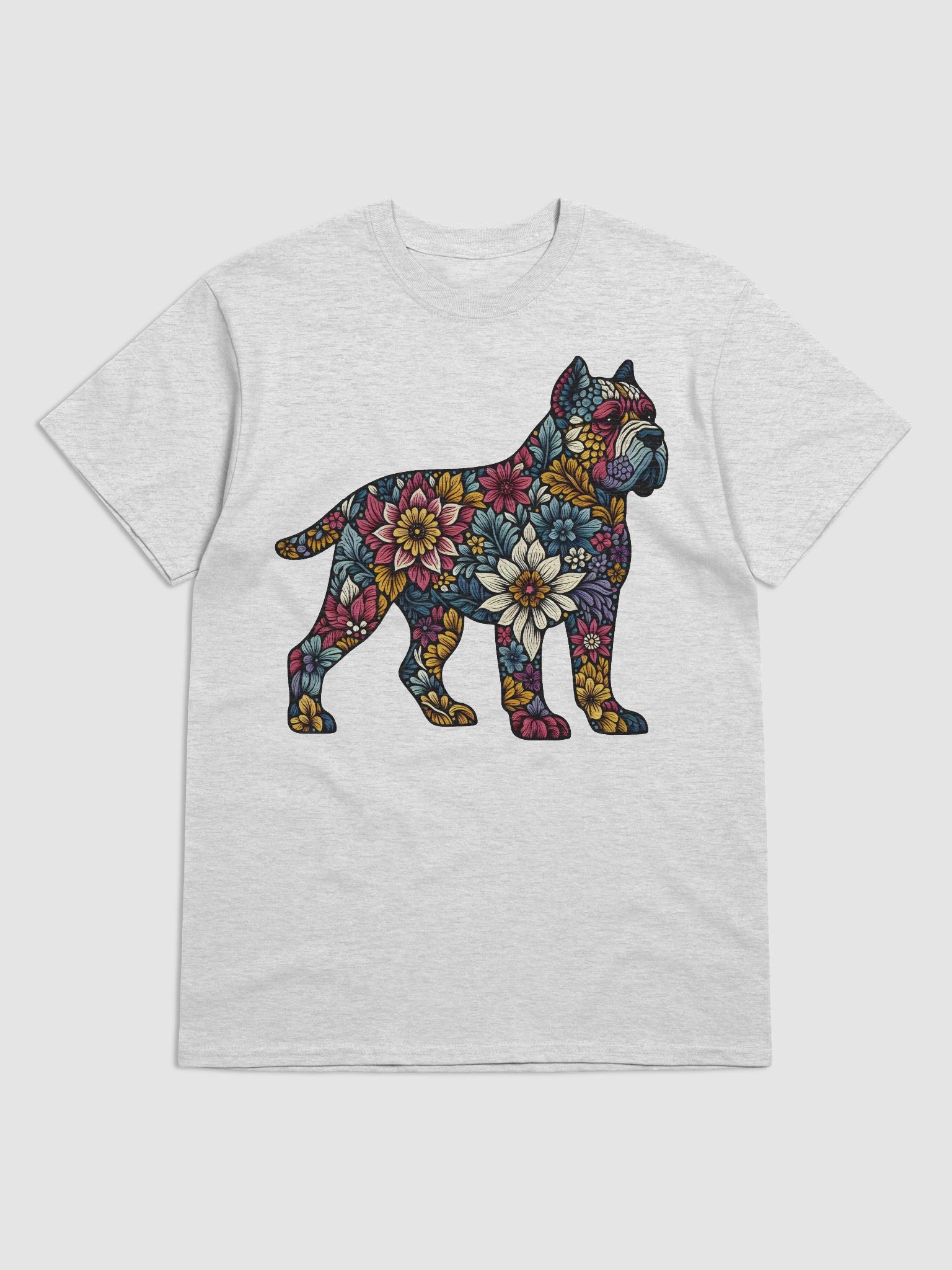 Cane Corso Dog Lover T-Shirt with Floral Art product image (26)