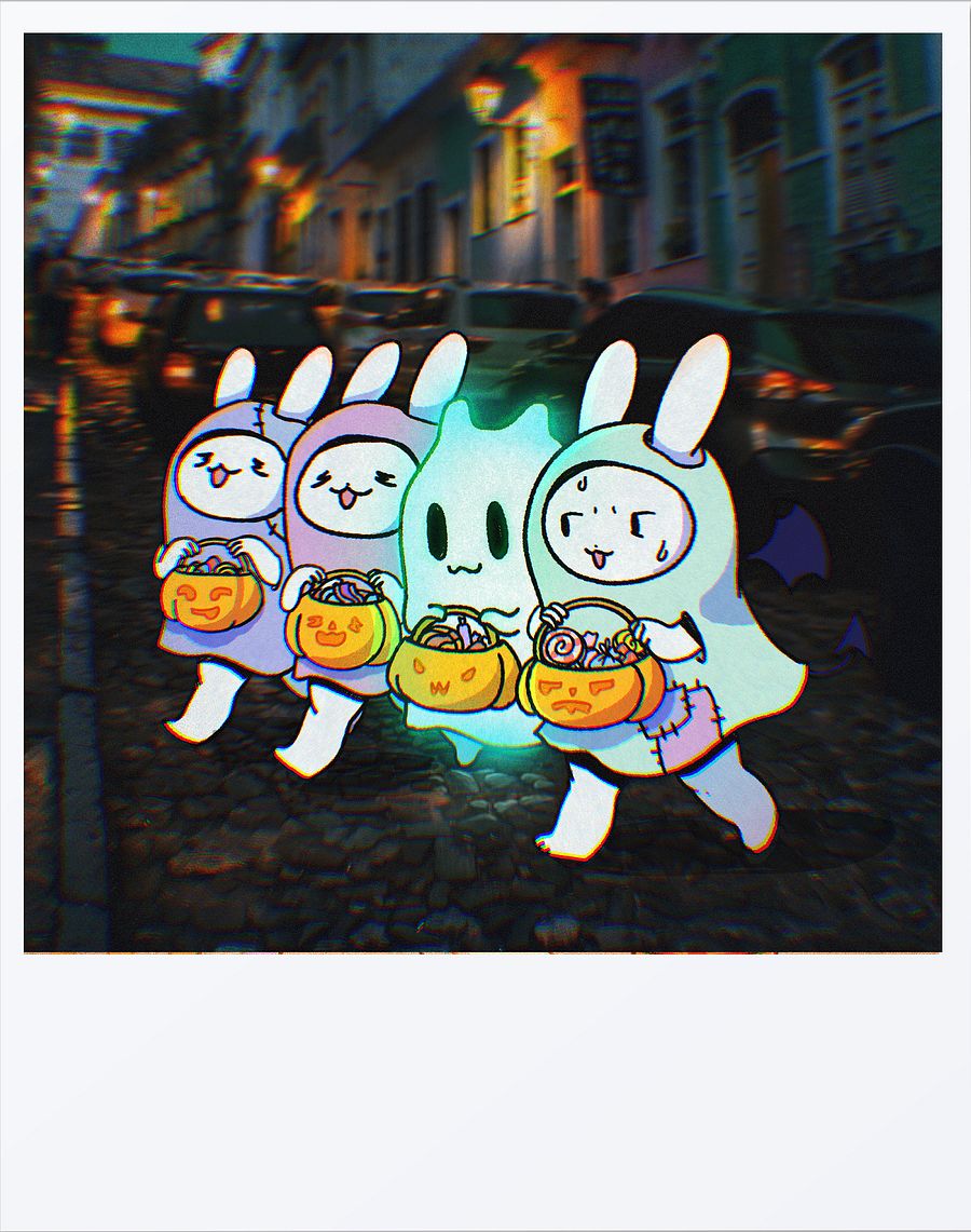 Ghosts Polaroid Print product image (1)