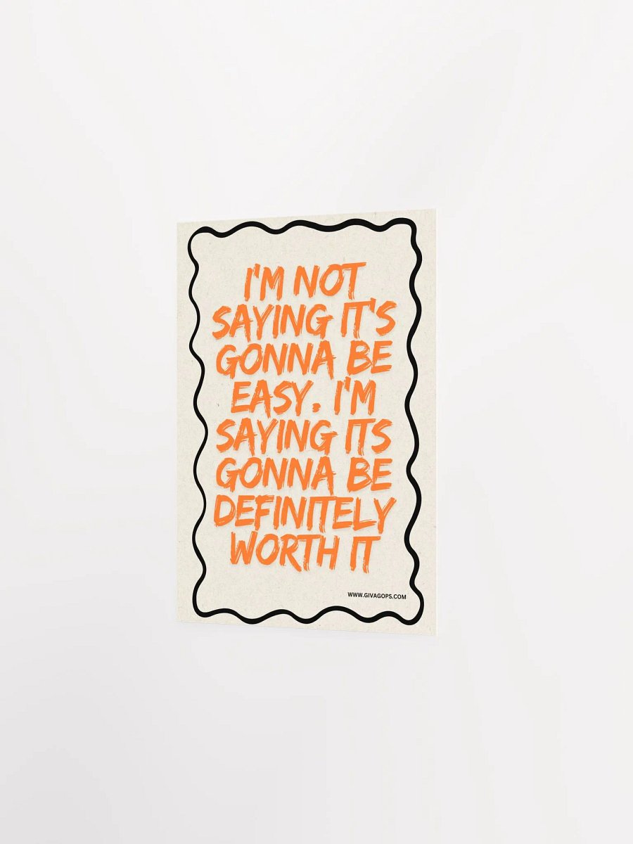 I'm Saying It's Gonna Be Wall Art product image (7)