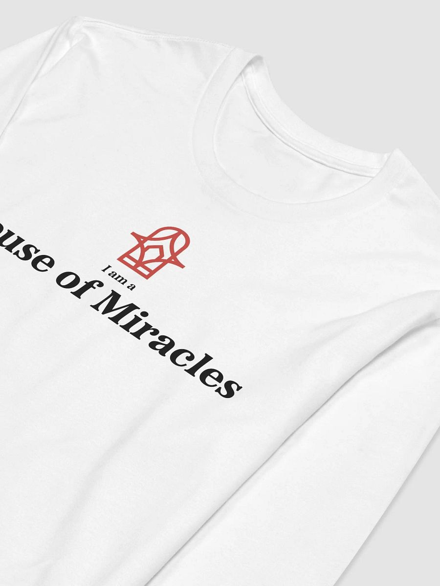 I am a House of Miracles | Longsleeve | Black Print product image (3)