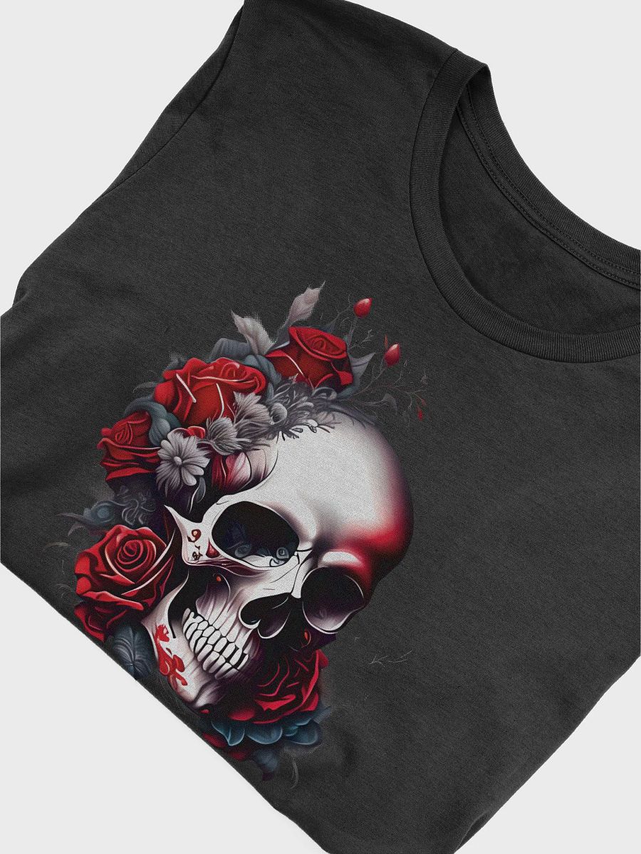 Skull Flower Red T-shirt product image (4)