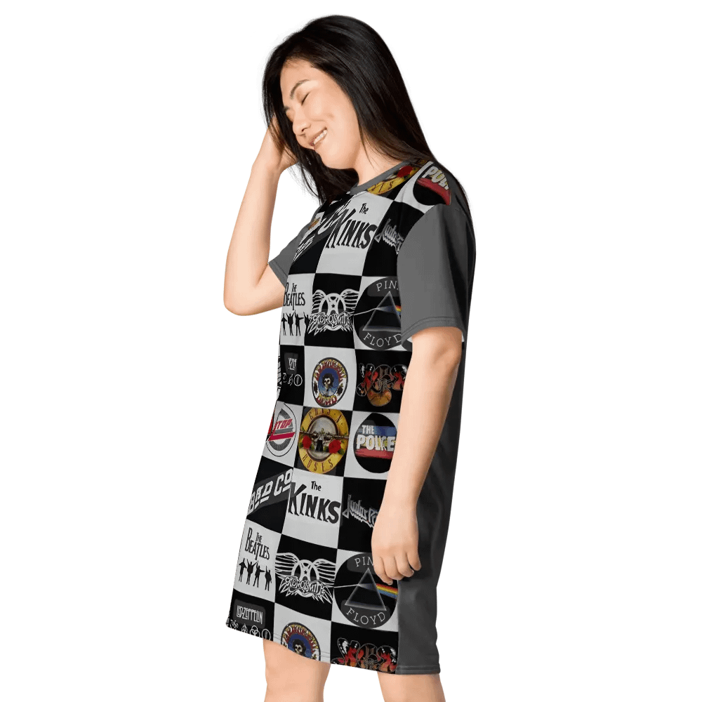 Music Lovers Collection : Rebel Rocker T-Shirt Dress product image (4)