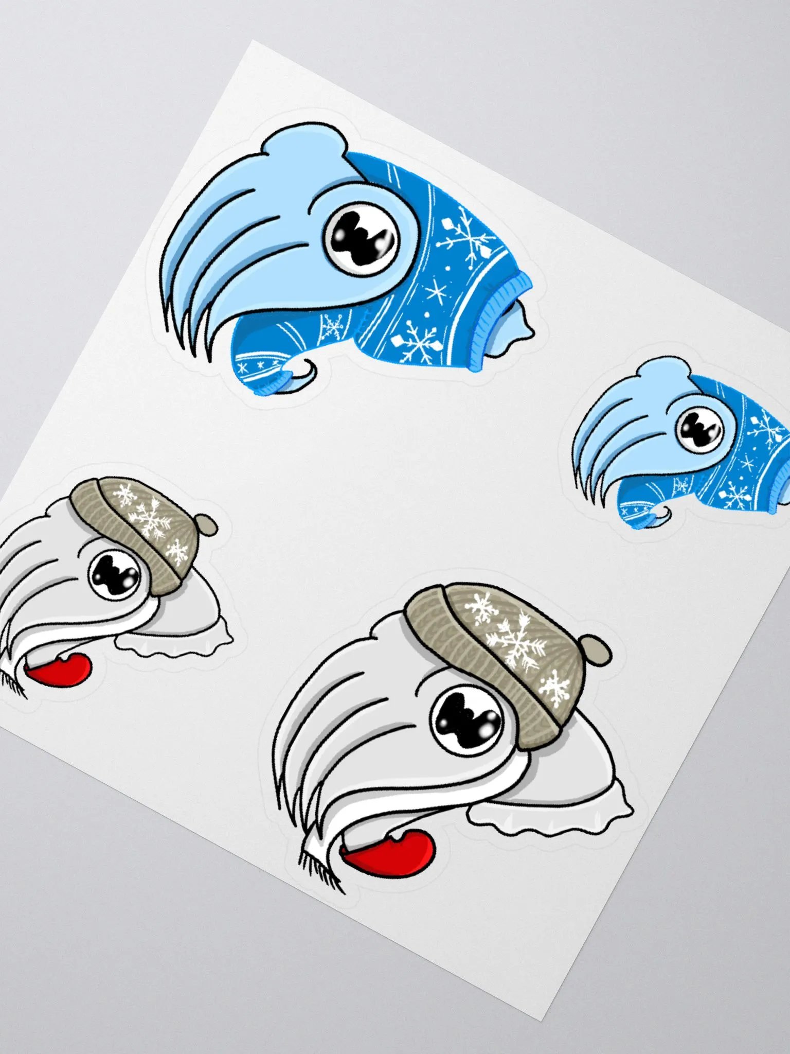 Winter Cuttlefish Stickers product image (2)