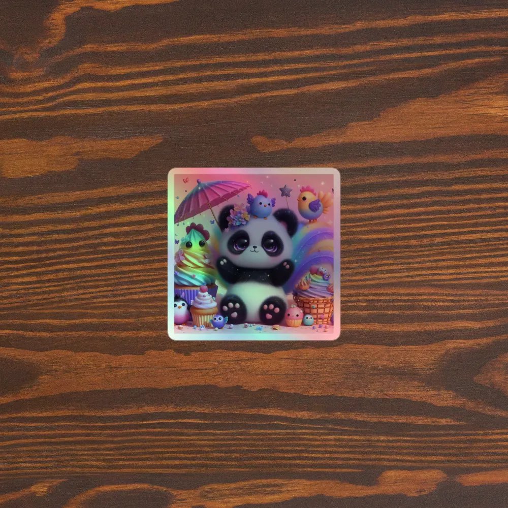 Cute Panda Sticker product image (5)