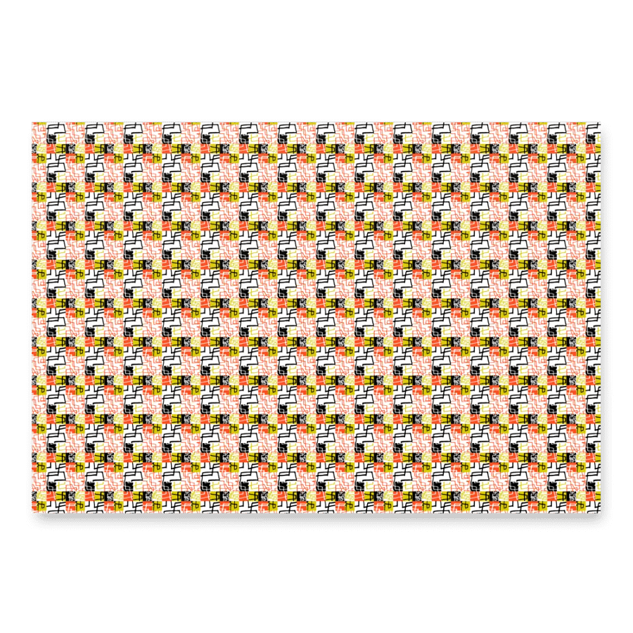 Symmetry in Color: Abstract Wrapping Paper Set product image (5)
