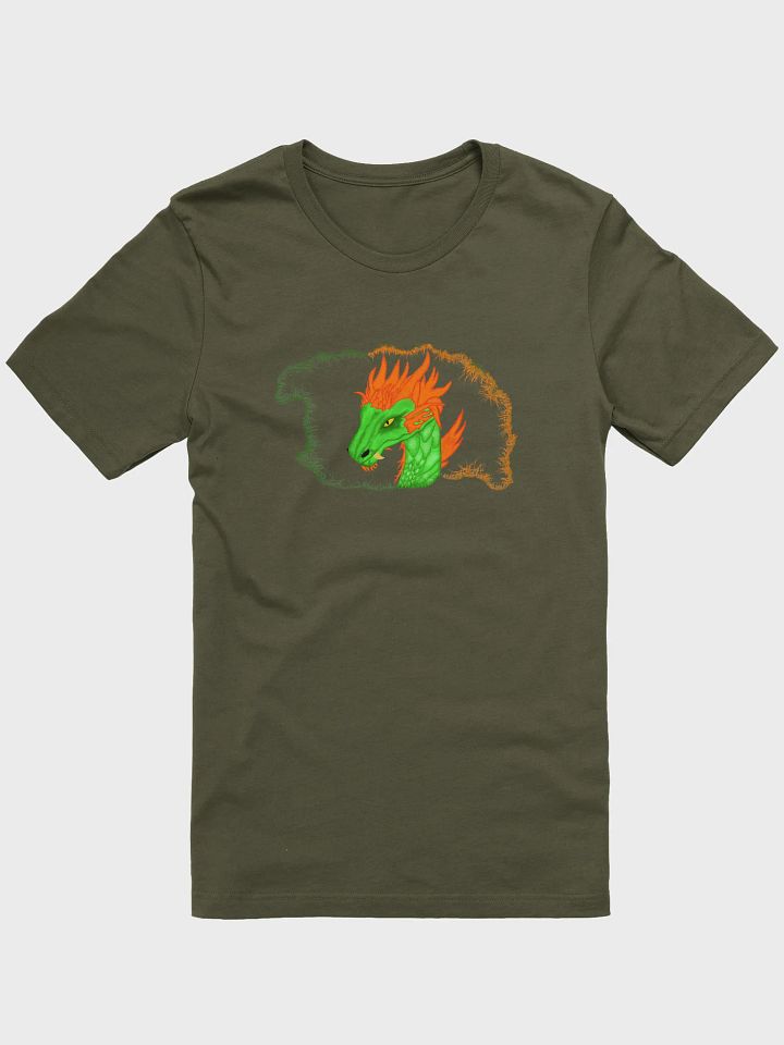 Fiery Dragon Head Stylized T-Shirt product image (1)