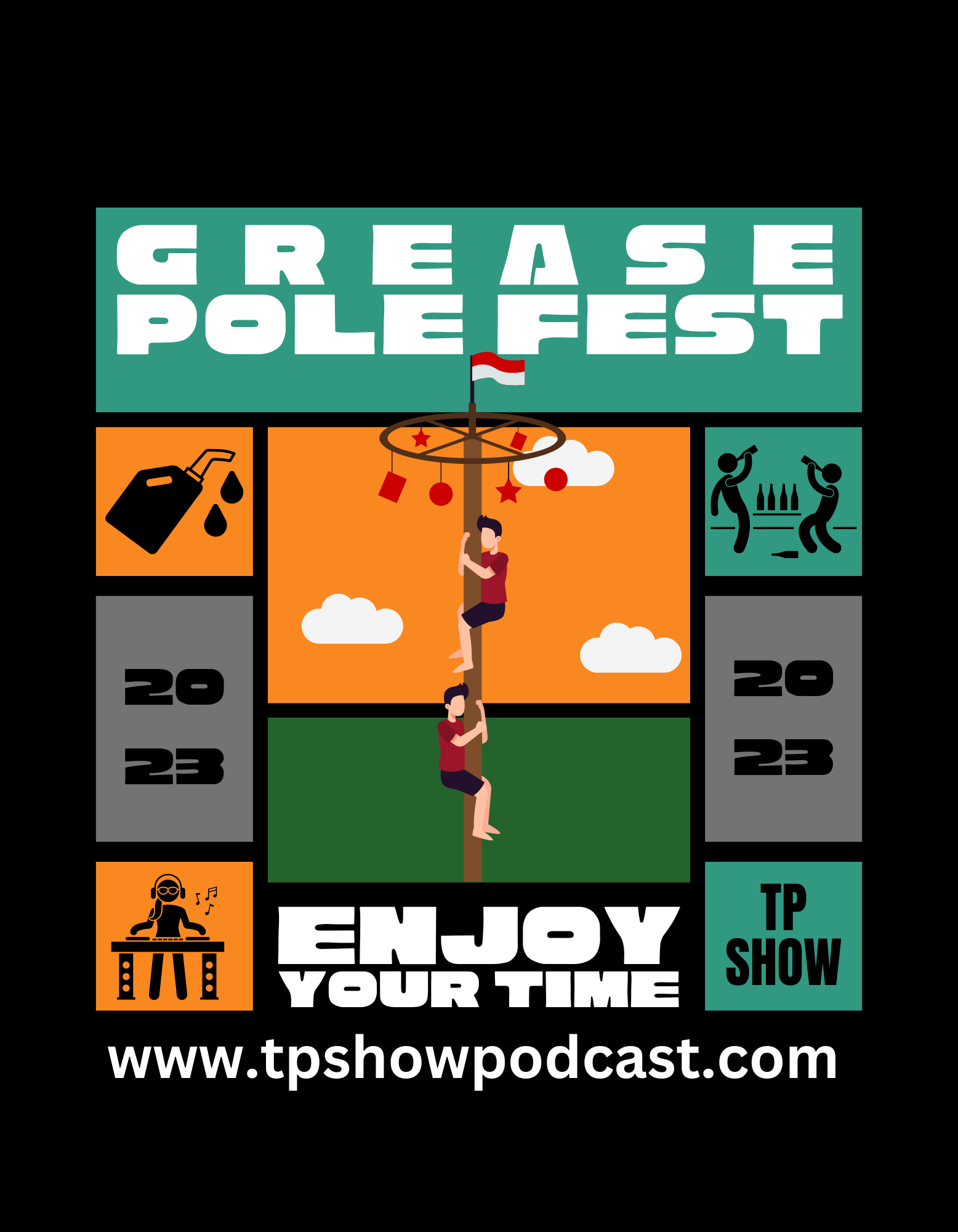 Grease Pole Fest Shirt product image (7)