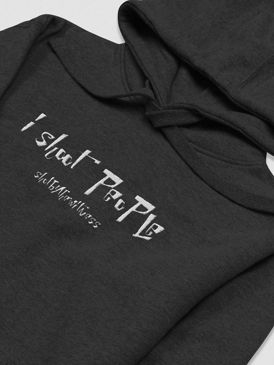 i shoot people embroidered hoodie product image (3)