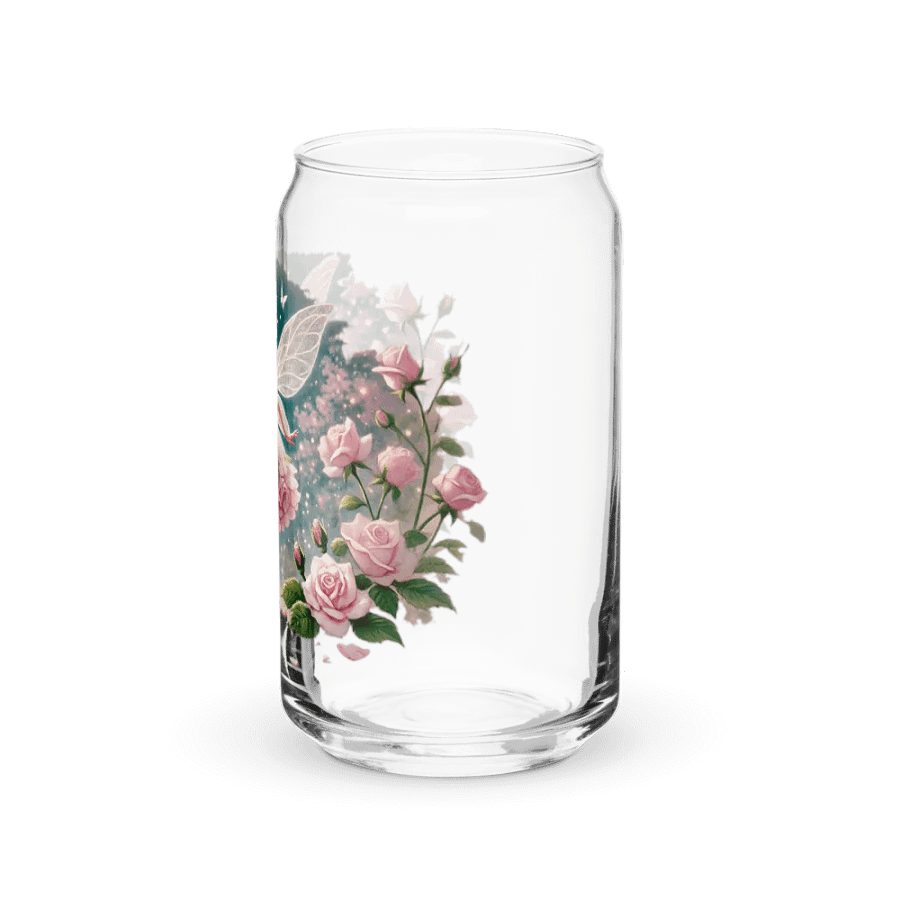 Pink Rose Fairy Can-Shaped Glass product image (39)