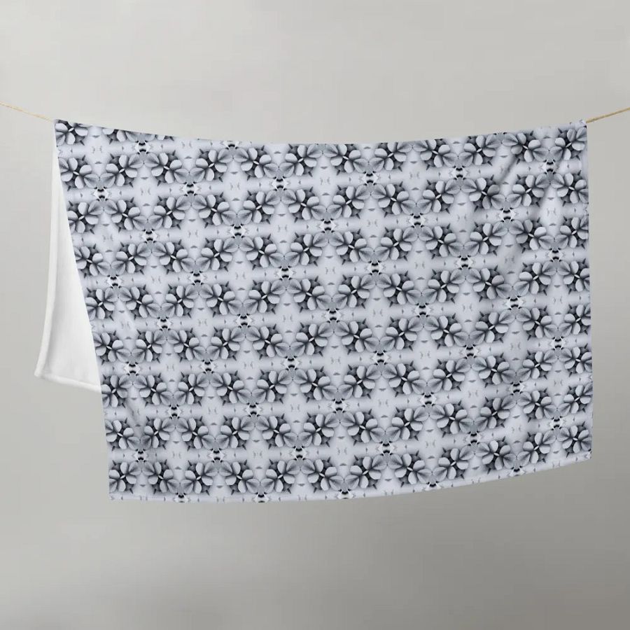 Midnight Blossoms Throw Blanket product image (10)
