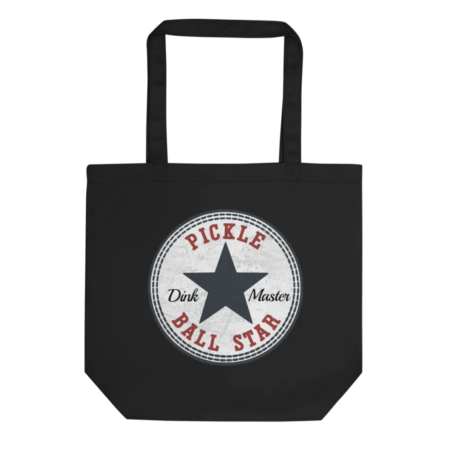 Pickleball Star Canvas Tote product image (1)
