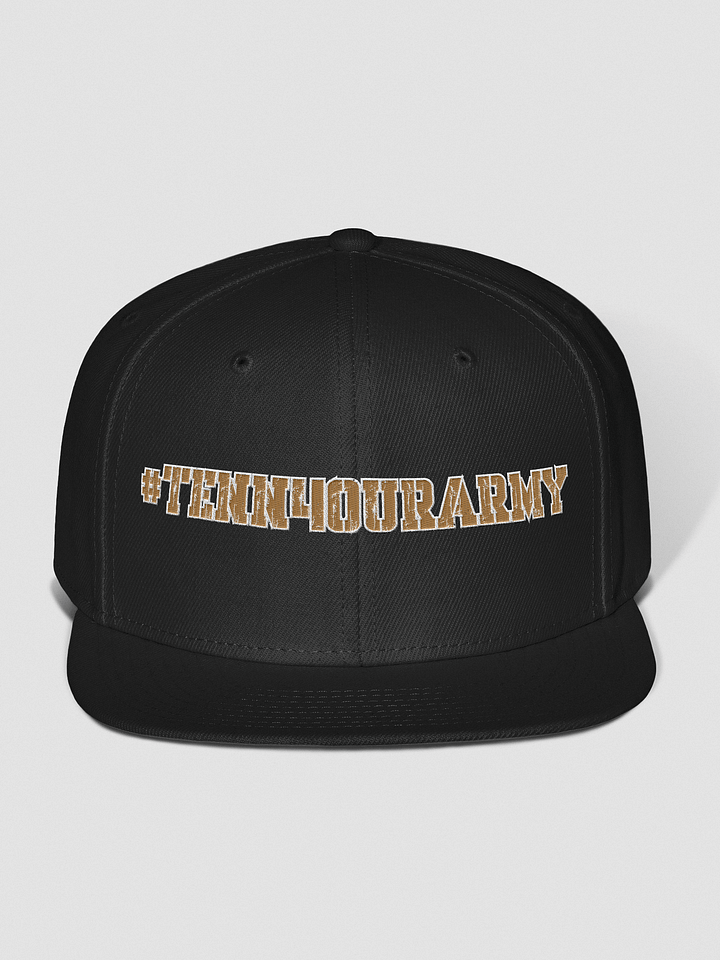#TENN4OURARMY Tan (EMBROIDERED) SNAPBACK CAP product image (2)