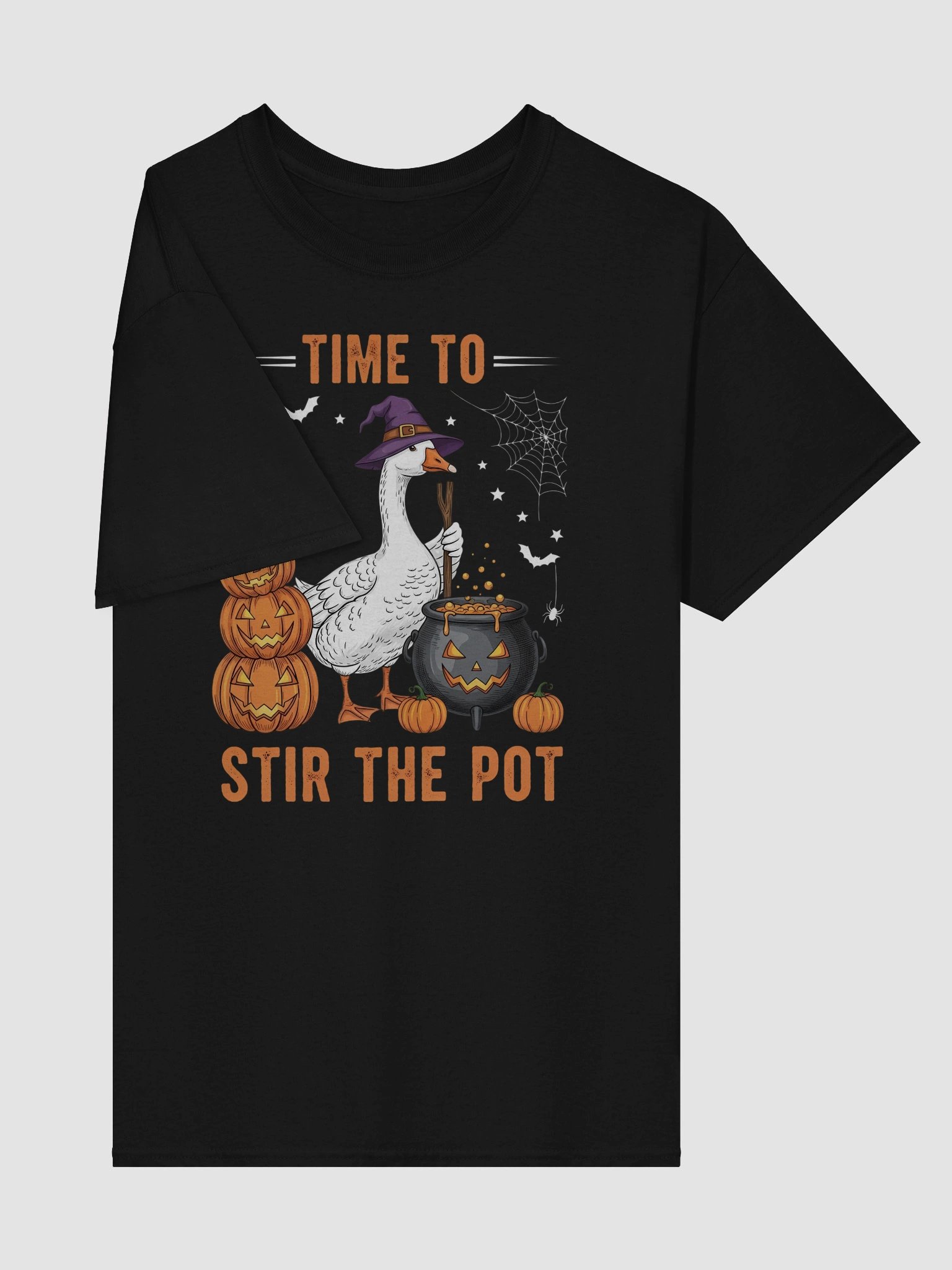 Funny Witchy Goose Cauldron Stirring T-Shirt product image (15)
