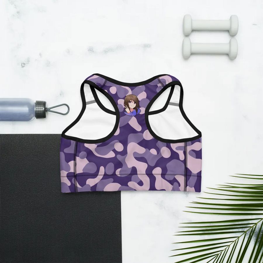 Purple Camo Nova Sports Bra product image (8)
