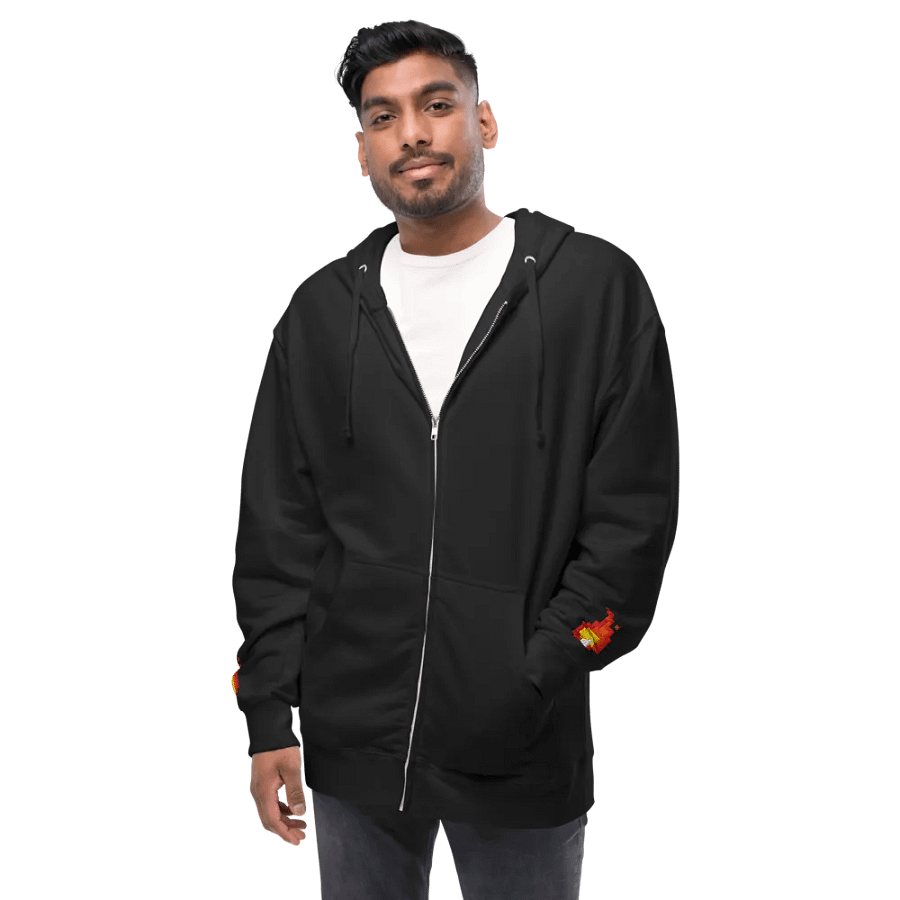 Phlare Flame Fleece Zip Up Hoodie product image (7)