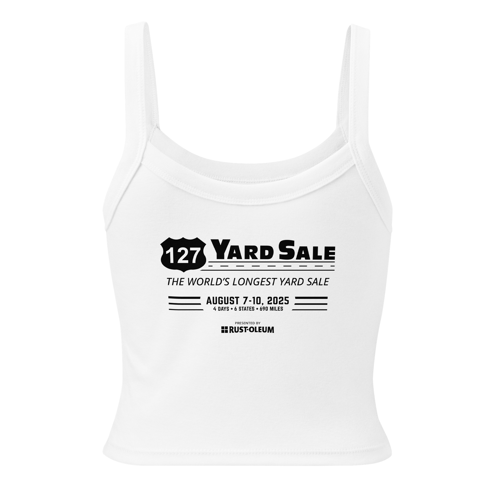 127 Yard Sale (2025) Vintage - Bella+Canvas Women's Micro-Rib Tank Top - White product image (2)