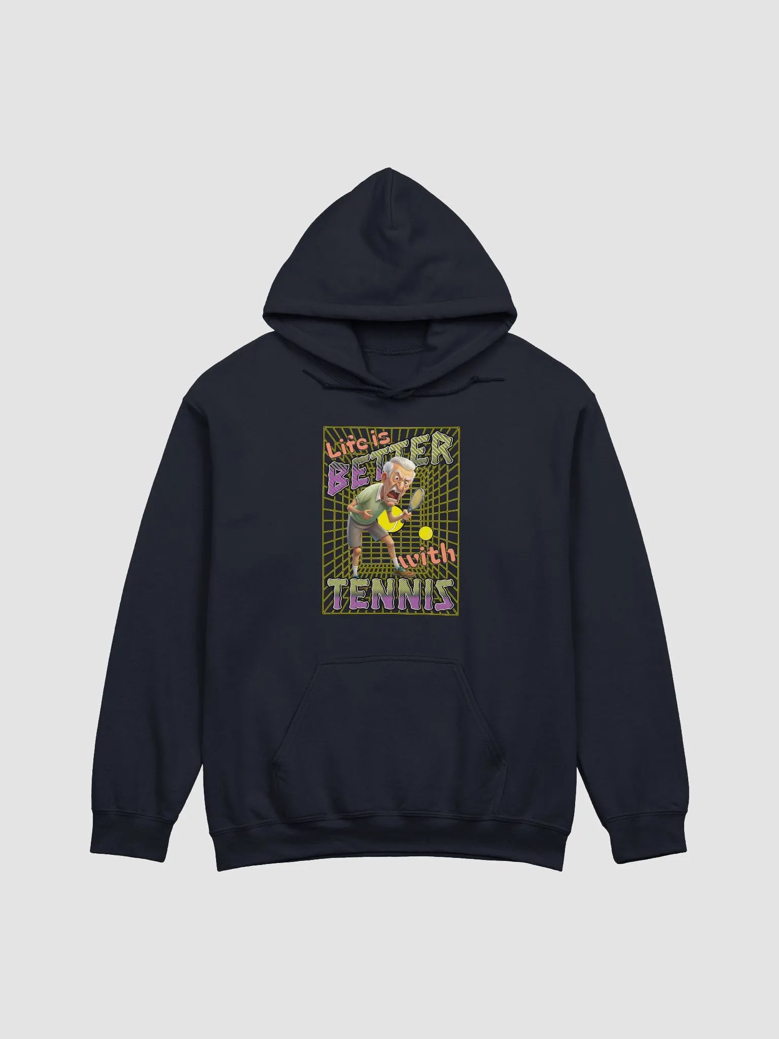 Life Is Better With Tennis Male Enthusiast Hoodie product image (13)