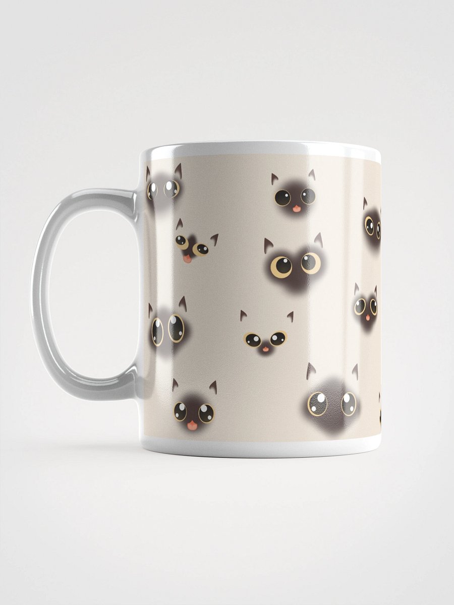 Siamese Cat Faces (Yellow Eyes) Mug product image (3)