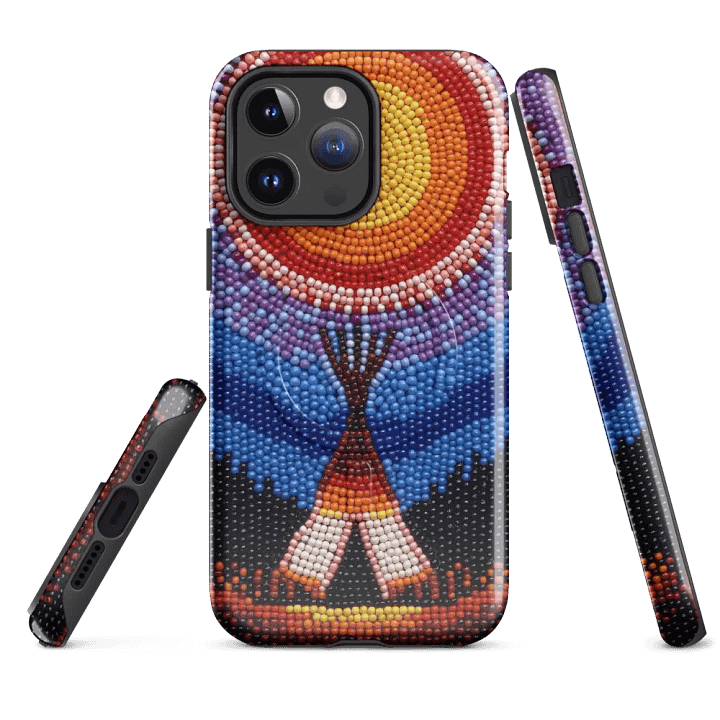 Radiant Sun Tipi Faux-Beadwork iPhone® Case product image (4)