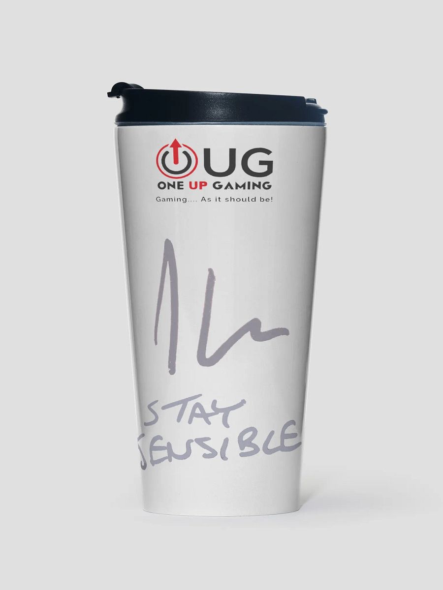 Jon Hare Signed Stainless Steel Travel Mug product image (1)