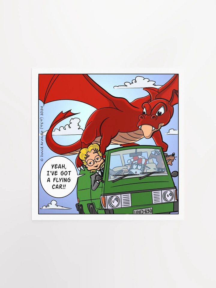 I've Got a Flying Car - Resident Dragon Poster product image (3)