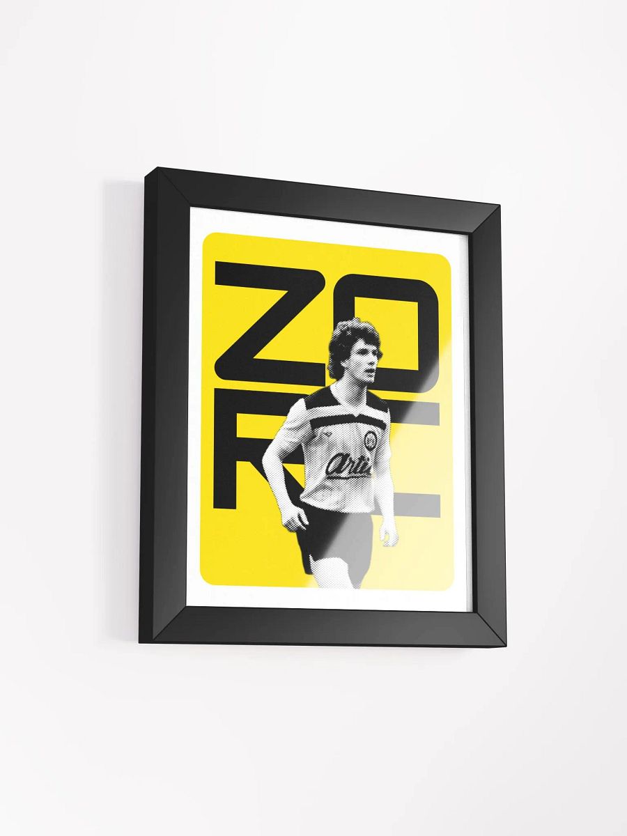 Michael Zorc BW Borussia Dortmund Name Art Framed Print product image (4)