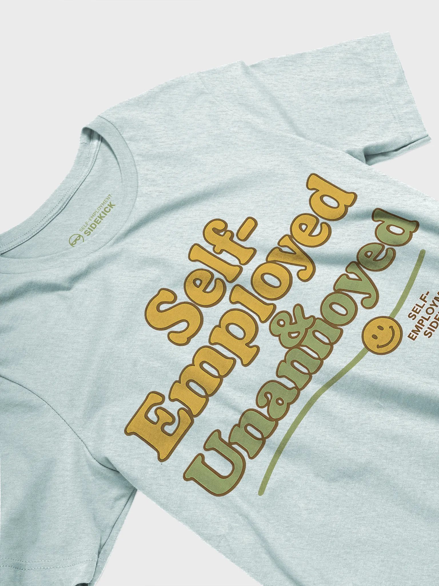 Self-Employed & Unannoyed T-shirt (Cheddar and Broccoli) product image (3)