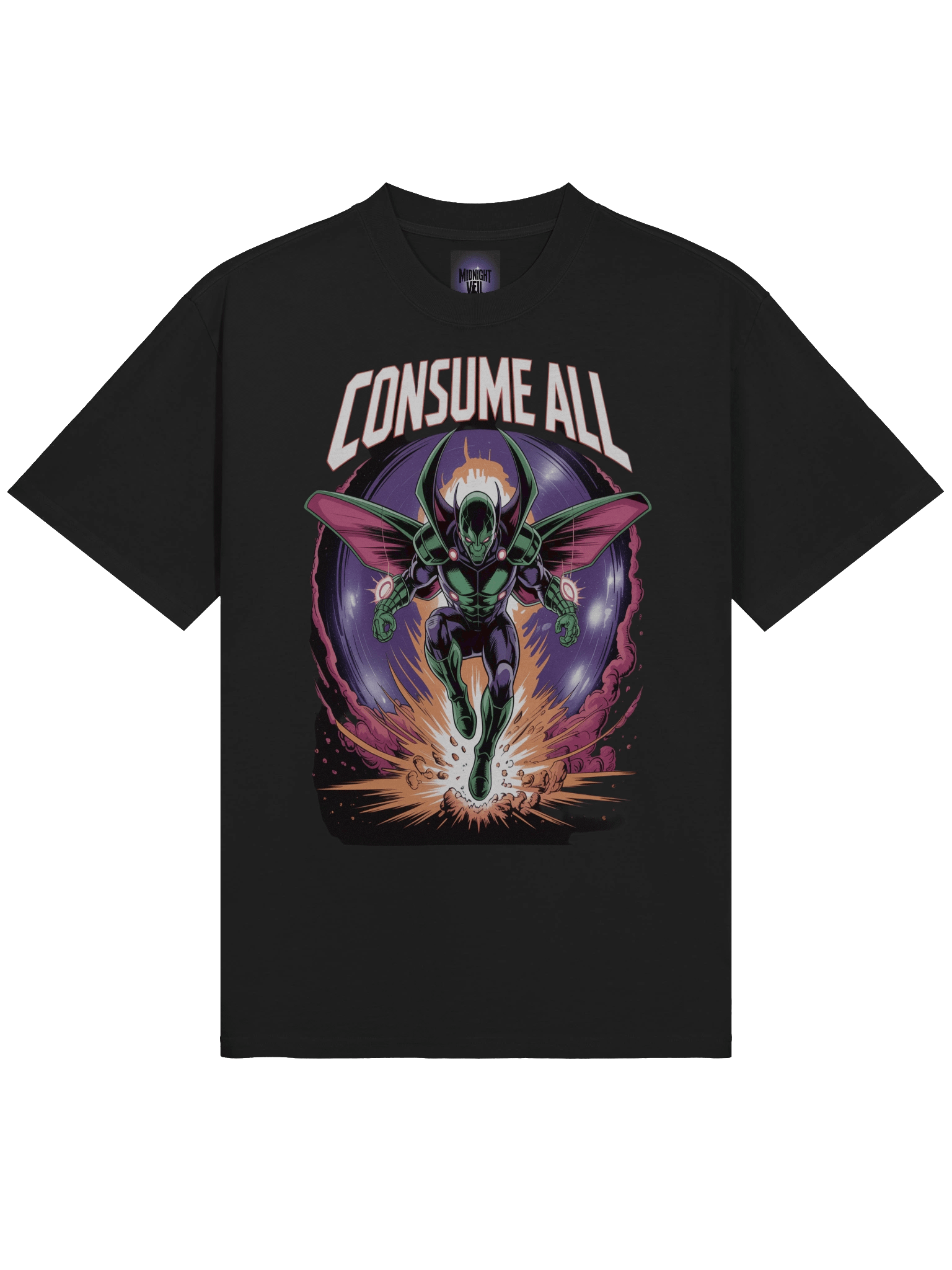 Consume All: Annihilus Inspired Oversized Faded T-Shirt product image (5)