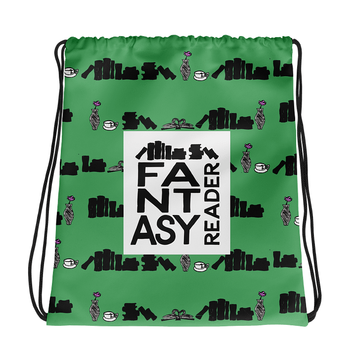 Classy Fantasy Reader Drawstring Bag product image (1)