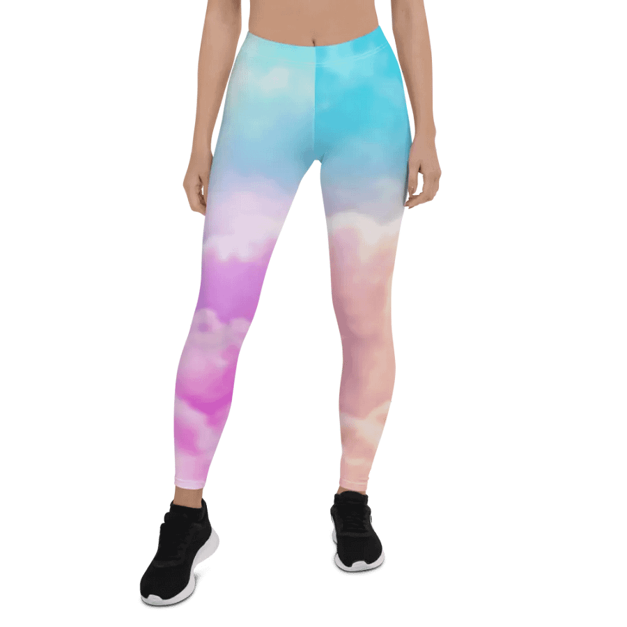 Blur cloud rainbow Design Legging - V7 product image (8)