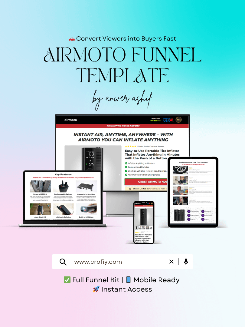 Airmoto Funnelish Templates product image (1)