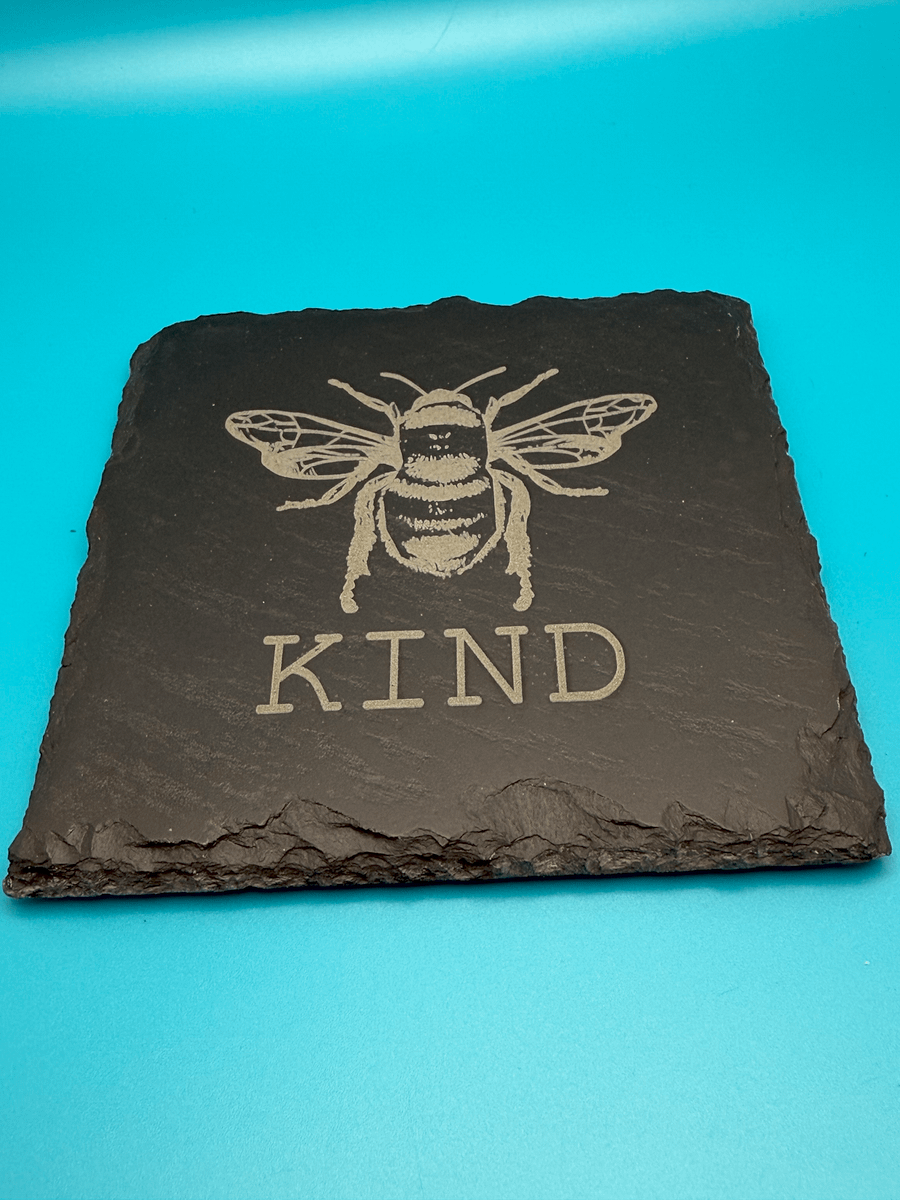Slate "Bee" Coasters - 4 pack product image (4)